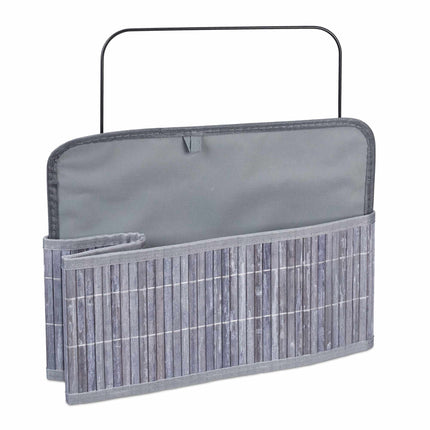 Bamboo storage basket with print