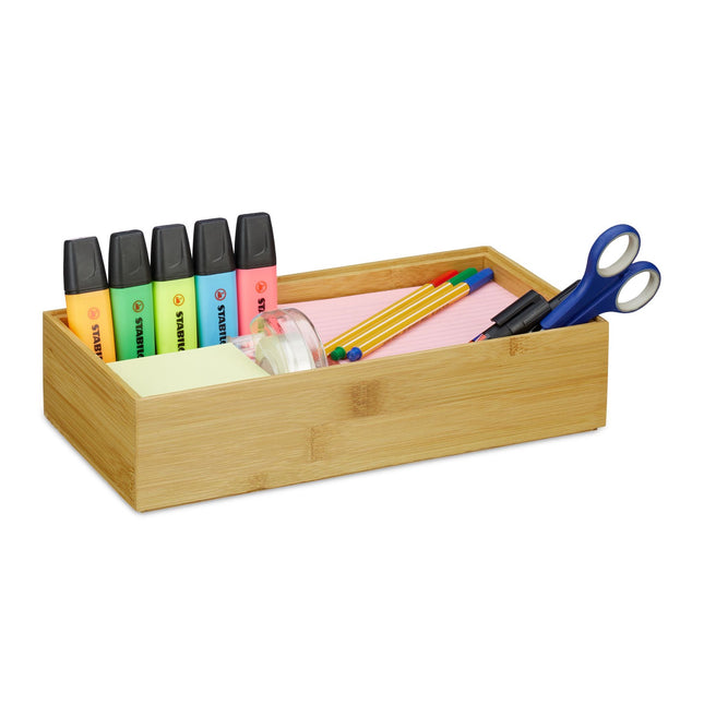 Bamboo storage box