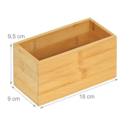 Bamboo storage box
