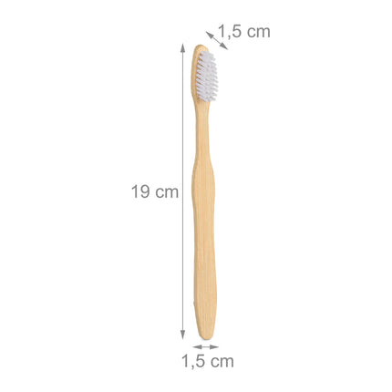 Bamboo toothbrushes 24-pack