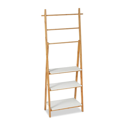 Bamboo towel rack