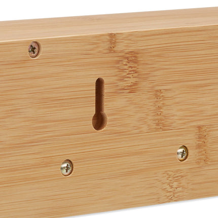 Bamboo towel rail for the wall