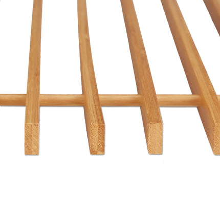 Bamboo wall shelf
