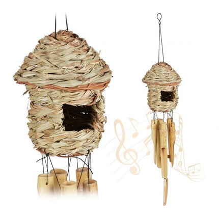 Bamboo wind chime set of 2