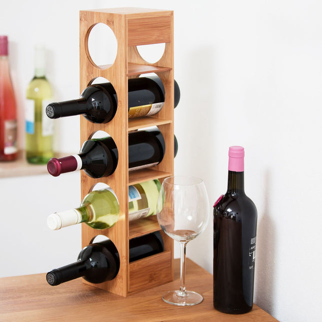 Bamboo wine rack - set of 2