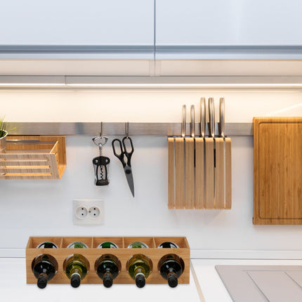 Bamboo wine rack - set of 2