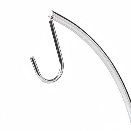 Banana Holder, Silver Metal – Prevents Bruising