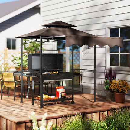BBQ Pavilion, water repellent and flame retardant, 242x149x248 cm