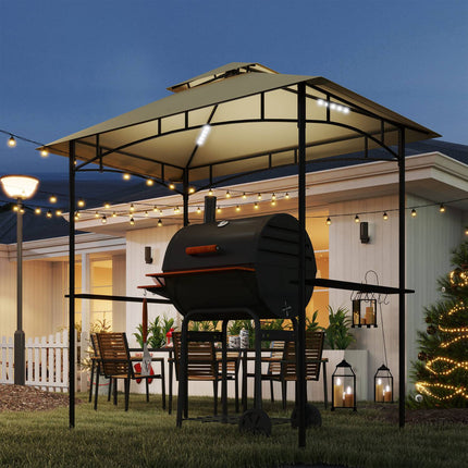 BBQ Gazebo, water repellent, flame retardant, 240x150x258cm