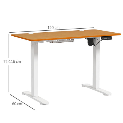 Electric height-adjustable bar table, 120x60cm, Anti-collision