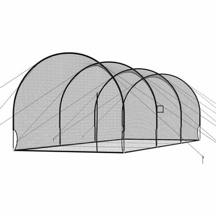 Baseball Batting Cage 33 x 12 x 9.8 ft, Pitching Slot