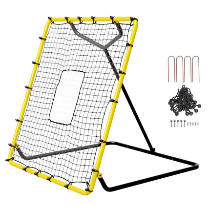 Baseball Rebounder Net 4 x 4.5 ft, 4 Angle Target