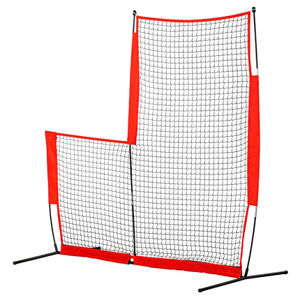 Baseball Softball L Screen 7x7 Ft Pitcher Protector Net