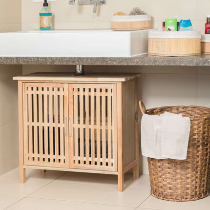 Base cabinet for standing washbasin