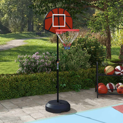 Height-adjustable basketball hoop with magnetic dart board