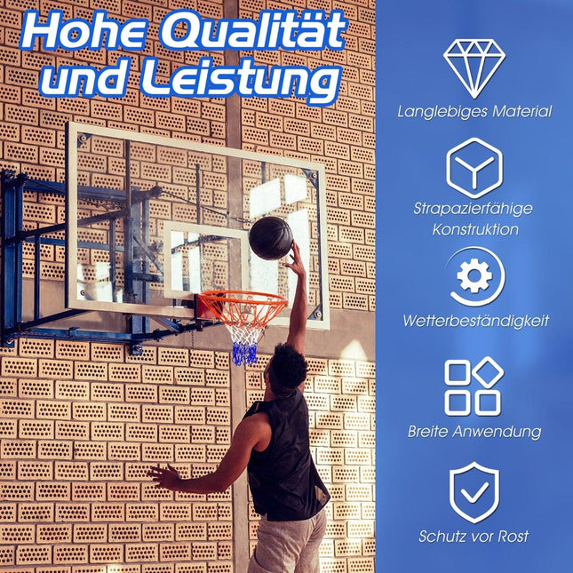 Basketbalring met weerbestendig stalen frame, 45 cm
