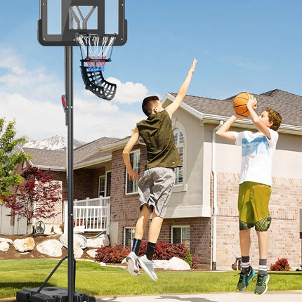 Basketball rebound system, 360° rotating return, indoor/outdoor
