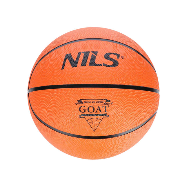 Basketbal maat 7, oranje, duurzaam materiaal