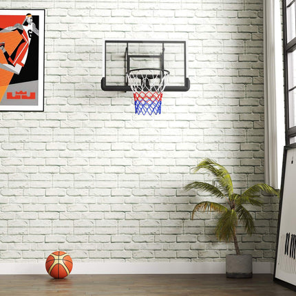 Basketball hoop & backboard for indoor/outdoor use, Ø45 cm