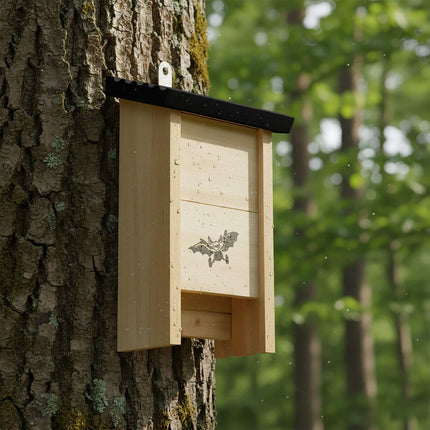 Bat Boxes Set of 4 – Untreated Wood, Easy Climb