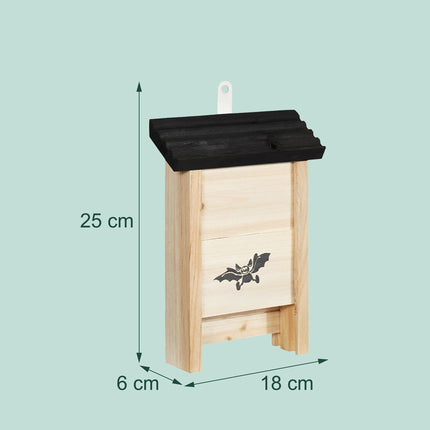 Bat Boxes Set of 4 – Untreated Wood, Easy Climb