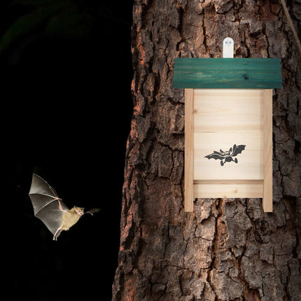 Bat Boxes, Untreated Wood, Set of 4