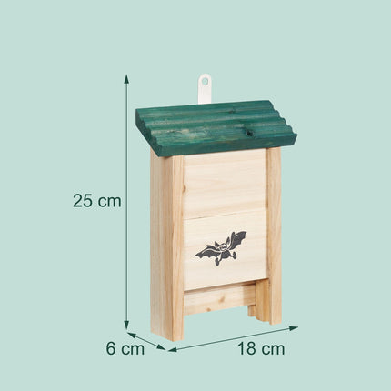 Bat Boxes, Untreated Wood, Set of 4