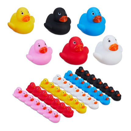 Bathing ducks in a set of 48