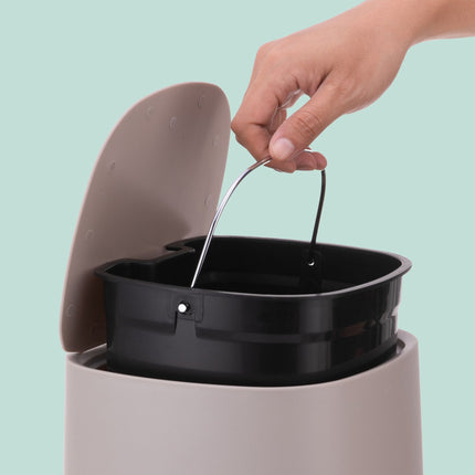 Bathroom Bin, 5L Soft-Close, Foot Pedal
