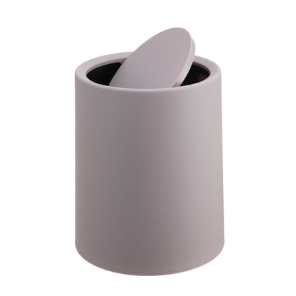 Bathroom Bin with Swing Lid, 6L Plastic