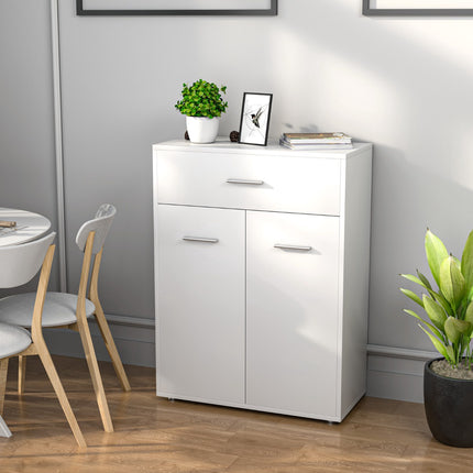 Bathroom Cabinet With Door And Drawer, 60x29x82 cm