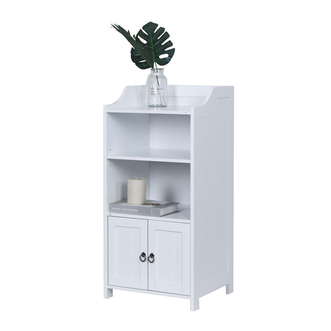 Bathroom Cabinet with 3 Shelves and 2 Doors