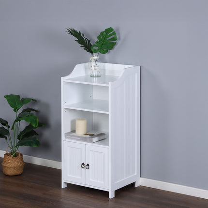Bathroom Cabinet with 3 Shelves and 2 Doors