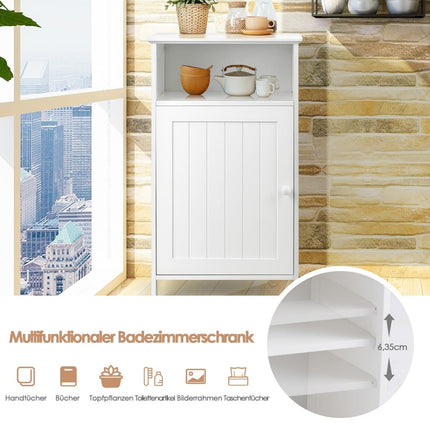 Bathroom Cabinet with Adjustable Shelf, 40x30x70 cm, White