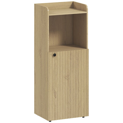 Bathroom Cabinet with Adjustable Shelf, Yellow Oak, 40x31x104 cm