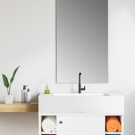 Bathroom Cabinet with Door and Shelves