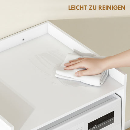 Bathroom Cabinet with Open Shelf, White, 64 x 60 x 97.5 cm