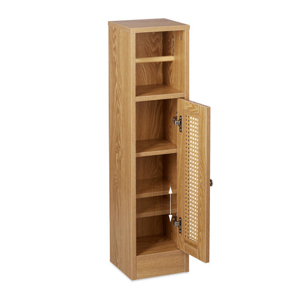 Bathroom Cabinet with Storage and Toilet Roll Holder