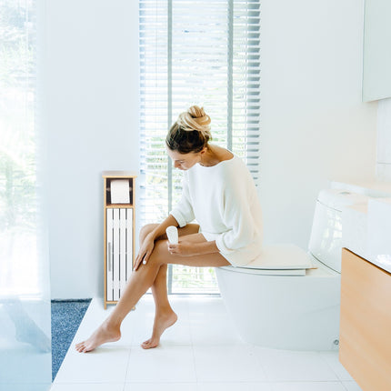 Bathroom Cabinet with Storage and Toilet Roll Holder