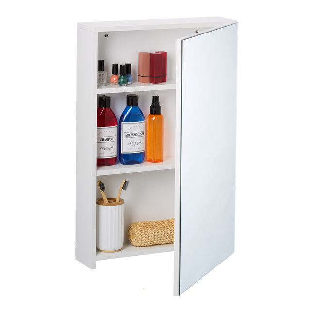 Bathroom Mirror Cabinet with Adjustable Shelf