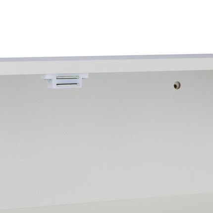 Bathroom Wall Cabinet, 2 Doors, 3 Compartments