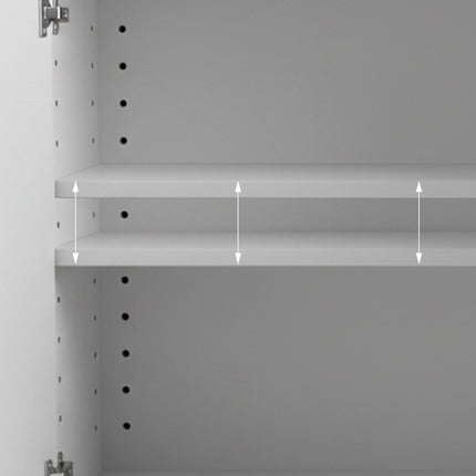 Bathroom Wall Cabinet, 3 Adjustable Shelves