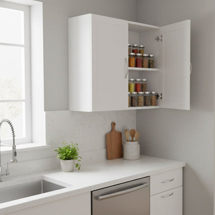 Bathroom Wall Cabinet, 3 Adjustable Shelves