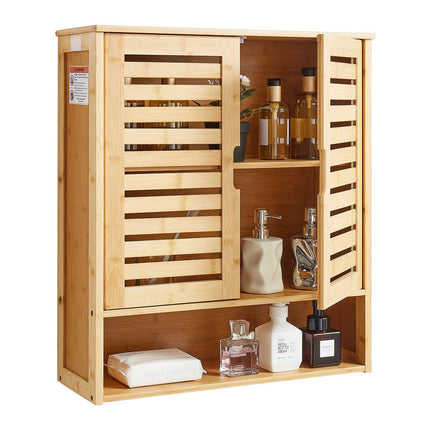 Bathroom Wall Cabinet – Over-Toilet, 2 Doors, Adjustable Shelf