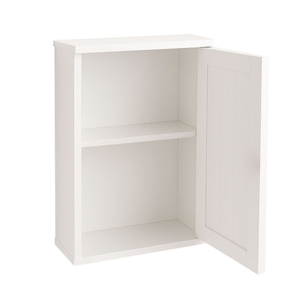 Bathroom Wall Cabinet – White, Wall-Mounted, Adjustable Shelves