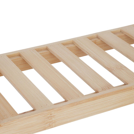 Bathroom Wall Shelf with Towel Rail and Hooks