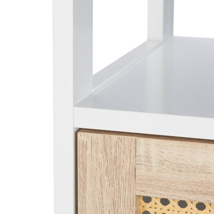 Bathroom cabinet with 3 compartments