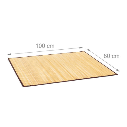 Bathroom mat bamboo different sizes