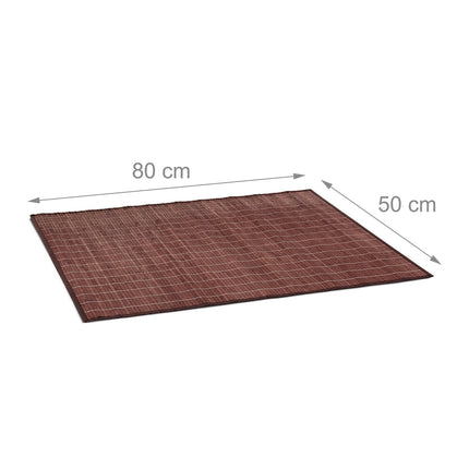 Bathroom mat bamboo different sizes