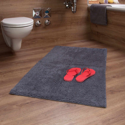 Bathroom mat different sizes gray